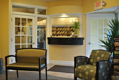 Reception area