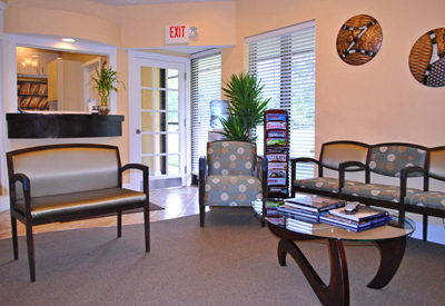 Reception area